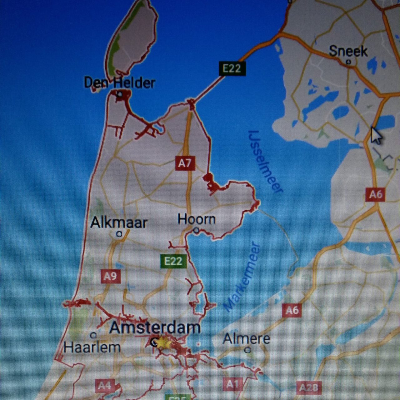 Noord Holland Pad. Van Texel naar Huizen (270km) 1